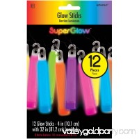 Multicolored Glow Stick Necklaces (12 Count)   